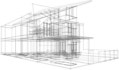 soyut mimari duvar kağıdı, dijital arkaplan