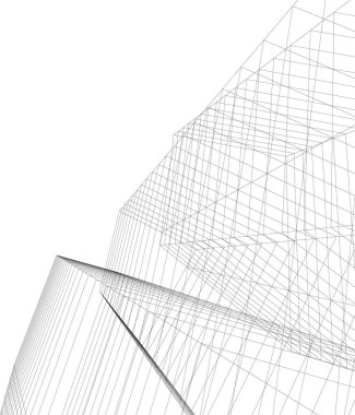 soyut mimari duvar kağıdı, dijital arkaplan