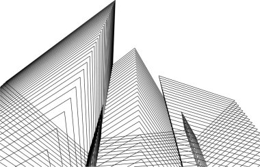 soyut mimari duvar kağıdı, dijital arkaplan