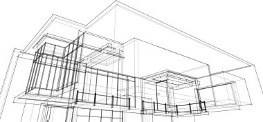 soyut mimari duvar kağıdı konsepti, dijital arkaplan