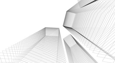 soyut mimari duvar kağıdı, dijital arkaplan