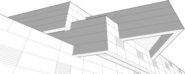 soyut mimari duvar kağıdı, dijital arkaplan