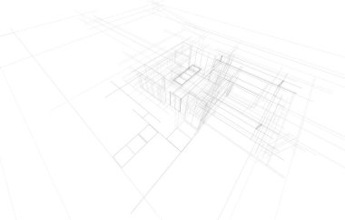 soyut mimari duvar kağıdı, dijital arkaplan