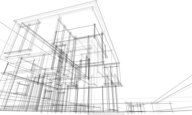 soyut mimari duvar kağıdı, dijital arkaplan