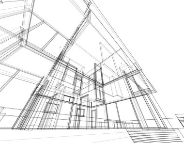 soyut mimari duvar kağıdı, dijital arkaplan