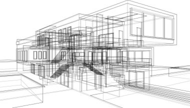 soyut mimari duvar kağıdı, dijital arkaplan