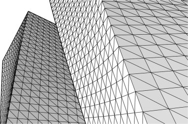 soyut mimari duvar kağıdı, dijital arkaplan