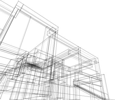 soyut mimari duvar kağıdı, dijital arkaplan