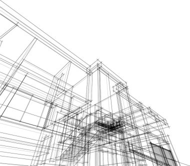 soyut mimari duvar kağıdı, dijital arkaplan