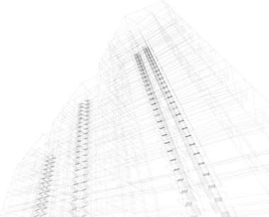 soyut mimari duvar kağıdı, dijital arkaplan