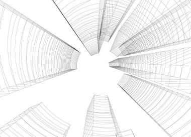 soyut mimari duvar kağıdı, dijital arkaplan