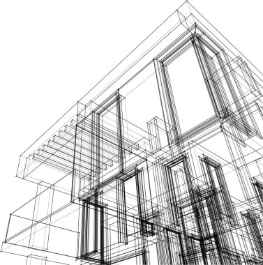 soyut mimari duvar kağıdı, dijital arkaplan