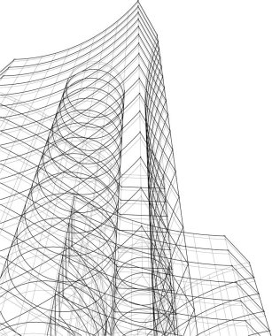 soyut mimari duvar kağıdı, dijital arkaplan