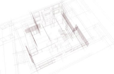 soyut mimari duvar kağıdı, dijital arkaplan