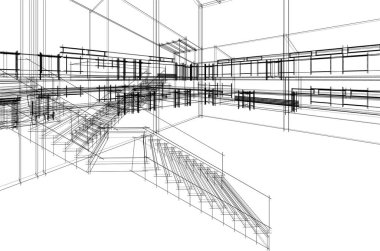 soyut mimari duvar kağıdı, dijital arkaplan
