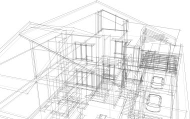 soyut mimari duvar kağıdı, dijital arkaplan