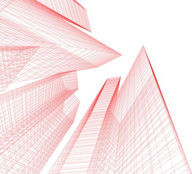 soyut mimari duvar kağıdı, dijital arkaplan