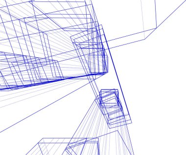 soyut mimari duvar kağıdı, dijital arkaplan