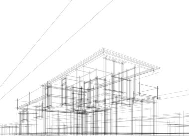 soyut mimari duvar kağıdı, dijital arkaplan