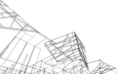 soyut mimari duvar kağıdı, dijital arkaplan