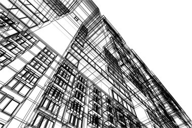 soyut mimari duvar kağıdı, dijital arkaplan