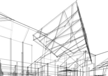 soyut mimari duvar kağıdı, dijital arkaplan