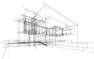 soyut mimari duvar kağıdı, dijital arkaplan