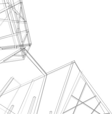 soyut mimari duvar kağıdı, dijital arkaplan