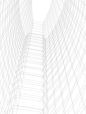 soyut mimari duvar kağıdı, dijital arkaplan