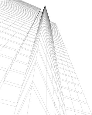 soyut mimari duvar kağıdı, dijital arkaplan