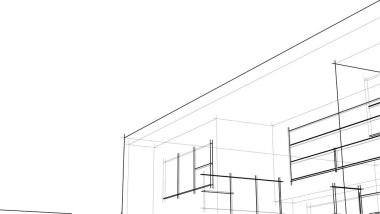 soyut mimari duvar kağıdı, dijital arkaplan