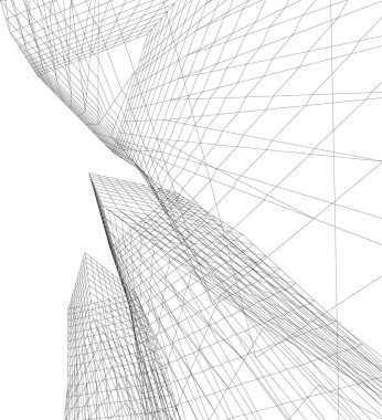 soyut mimari duvar kağıdı, dijital arkaplan