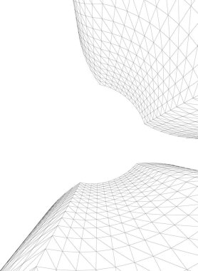 soyut mimari duvar kağıdı, dijital arkaplan