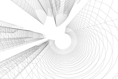 soyut mimari duvar kağıdı, dijital arkaplan