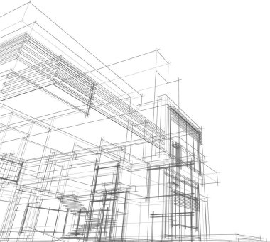 soyut mimari duvar kağıdı, dijital arkaplan