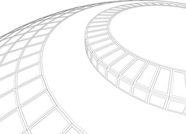 soyut mimari duvar kağıdı, dijital arkaplan