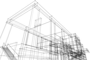 soyut mimari duvar kağıdı, dijital arkaplan