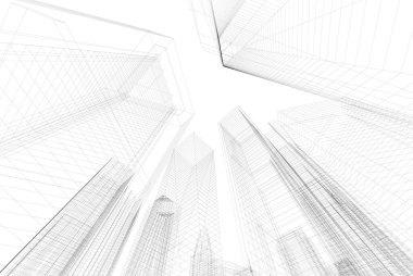 soyut mimari duvar kağıdı, dijital arkaplan