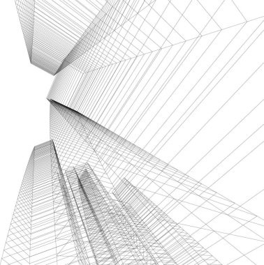 soyut mimari duvar kağıdı, dijital arkaplan