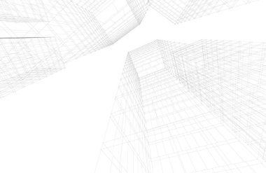 soyut mimari duvar kağıdı, dijital arkaplan