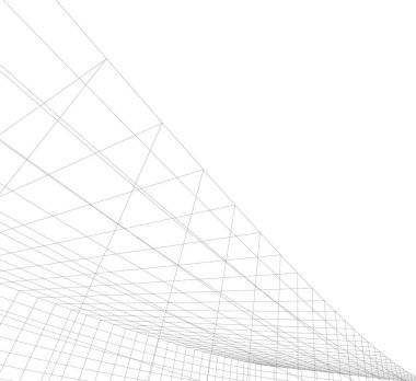 soyut mimari duvar kağıdı konsepti, dijital arkaplan