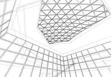 soyut mimari duvar kağıdı, dijital arkaplan