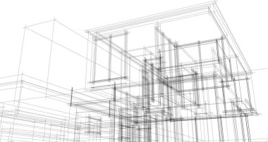 soyut mimari duvar kağıdı, dijital arkaplan