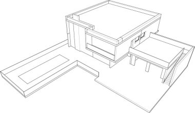 soyut mimari duvar kağıdı, dijital arkaplan