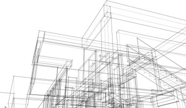 soyut mimari duvar kağıdı, dijital arkaplan