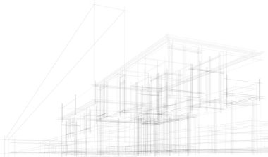 soyut mimari duvar kağıdı, dijital arkaplan