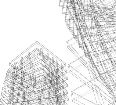 soyut mimari duvar kağıdı, dijital arkaplan