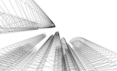 soyut mimari duvar kağıdı, dijital arkaplan