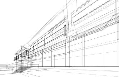 soyut mimari duvar kağıdı, dijital arkaplan