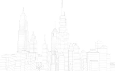 soyut mimari duvar kağıdı, dijital arkaplan